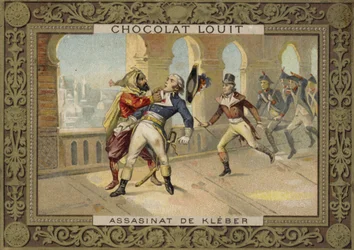 Ermordung von Jean-Baptiste Kleber, Kommandant der französischen Truppen in Ägypten, Kairo, 1800